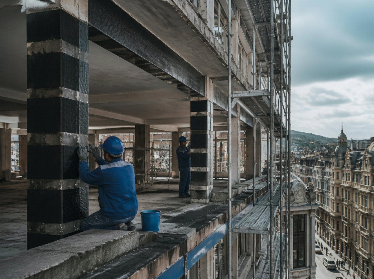 Seismic retrofitting of buildings